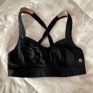 Black lululemon sport bra!